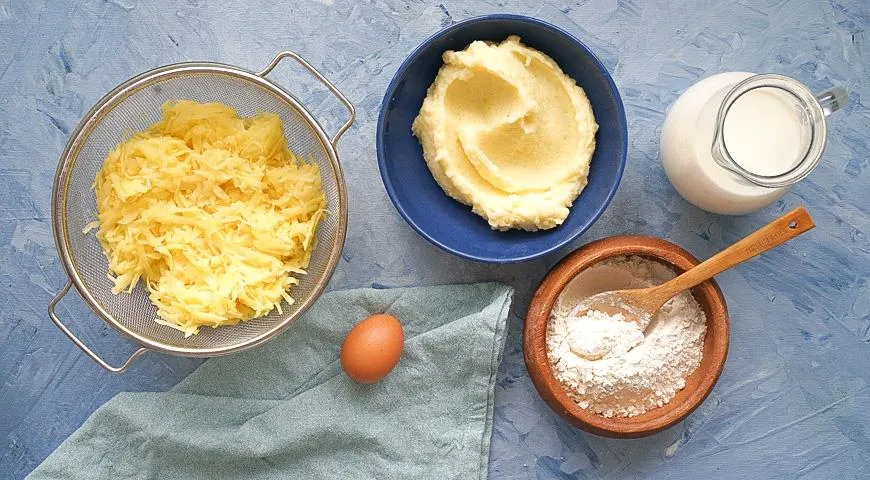 Ingredienti per i pancake di patate irlandesi