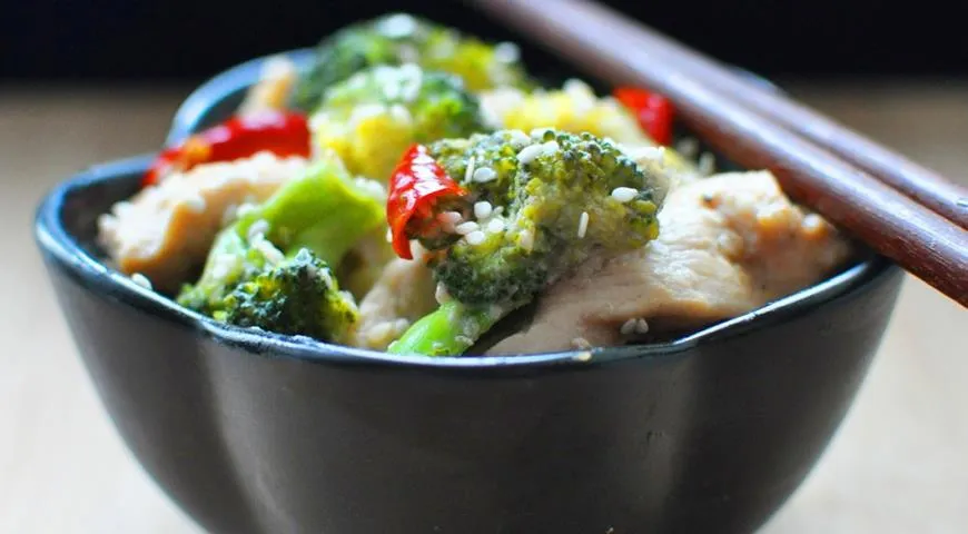 Filetto di pollo con broccoli