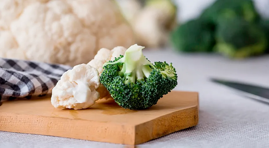 Broccoli e cavolfiori sono ricchi di fibre