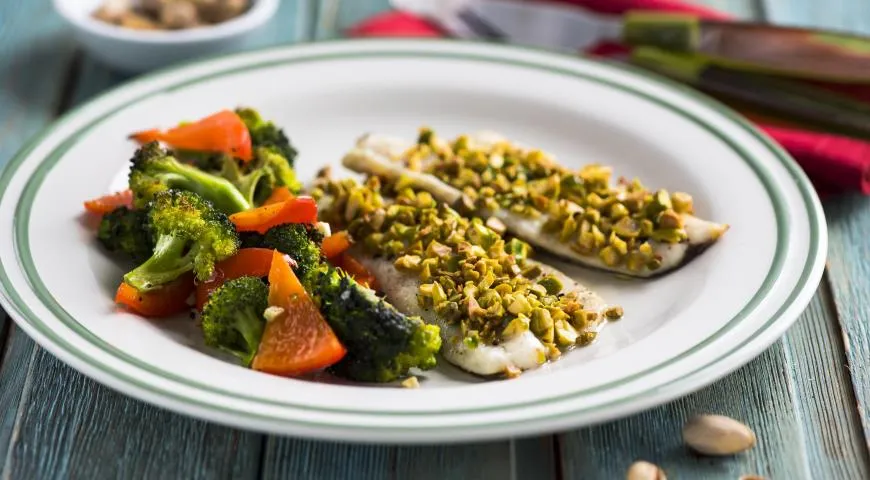 Pesce con broccoli e pepe